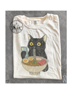 Cute Cat Ramen Graphic Shirt 1 Thiet ke chua co ten 27