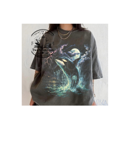 Retro Orca Ocean Graphic T-Shirt 1 Thiet ke chua co ten 33