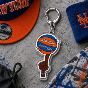 New York 2026 Champions N.Y Knicks Basketball Keychain 8