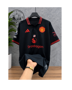 Manchester United Personalized Black Soccer Shirt 2 Thiet ke chua co ten 75