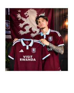 Aston Villa Claret Custom Football Jersey 2 Thiet ke chua co ten 78