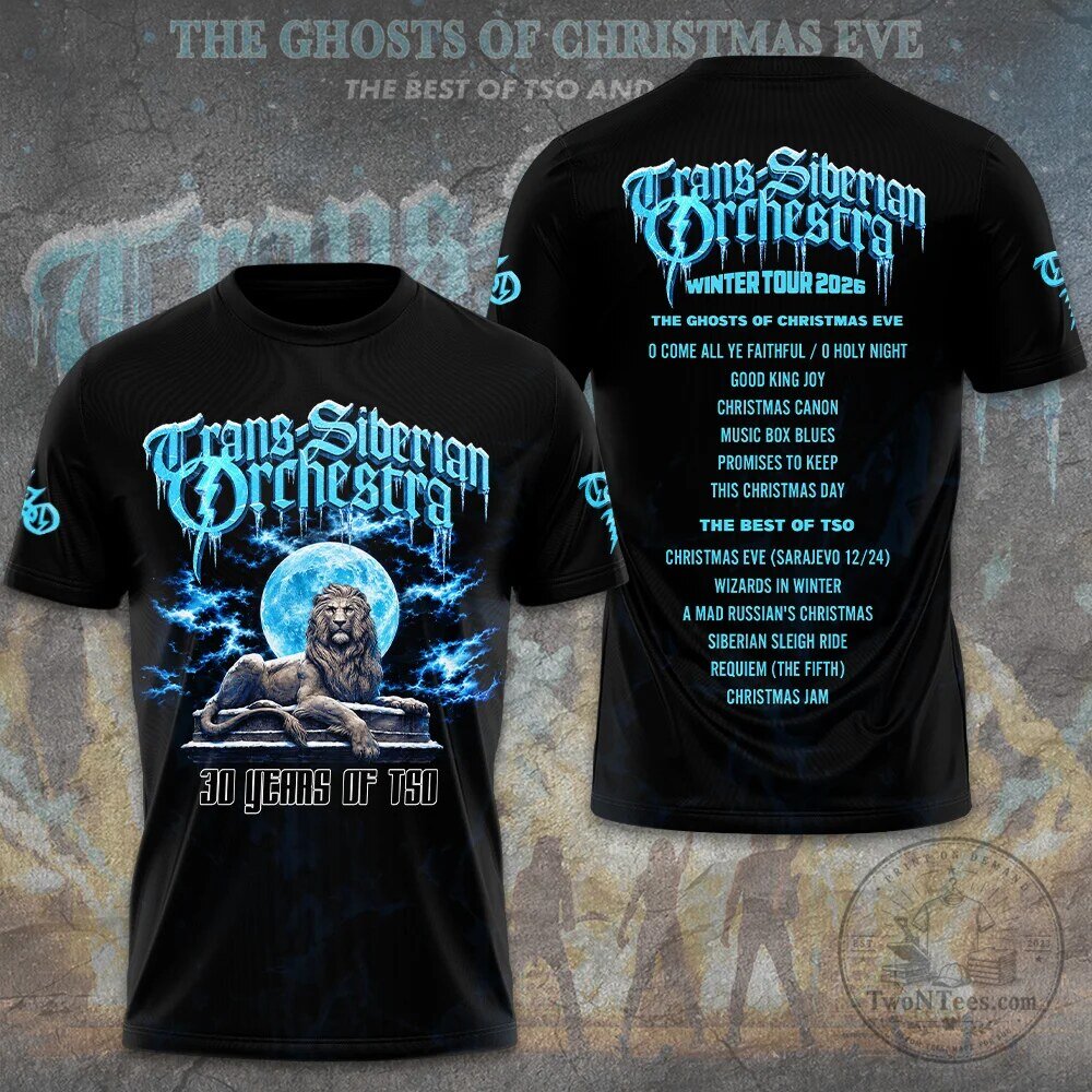 Trans-Siberian Orchestra 30th Anniversary Tour 2026 Winter Tour T-Shirt