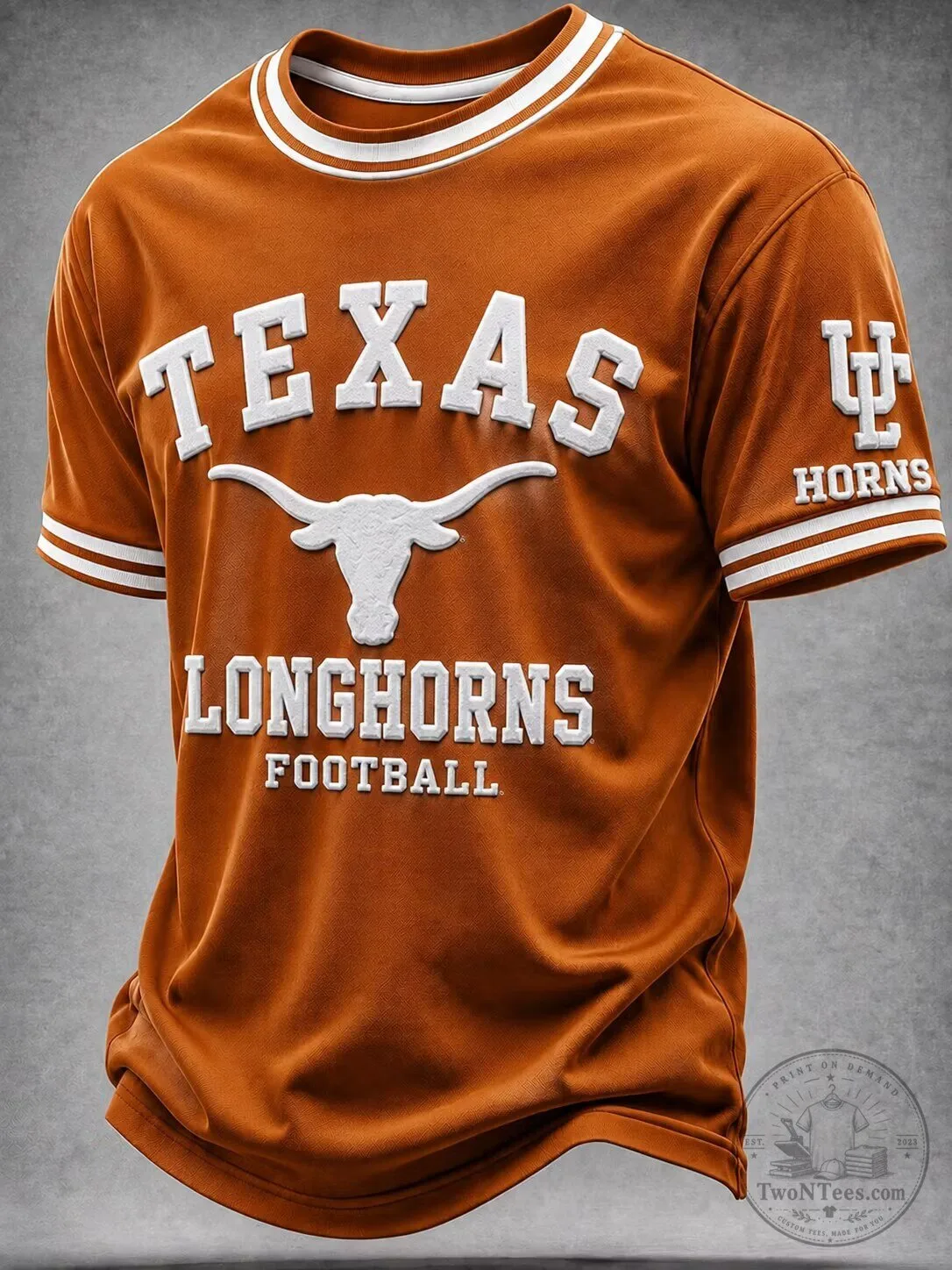 Texas Longhorns Football Team Logo Short Sleeve T-Shirt