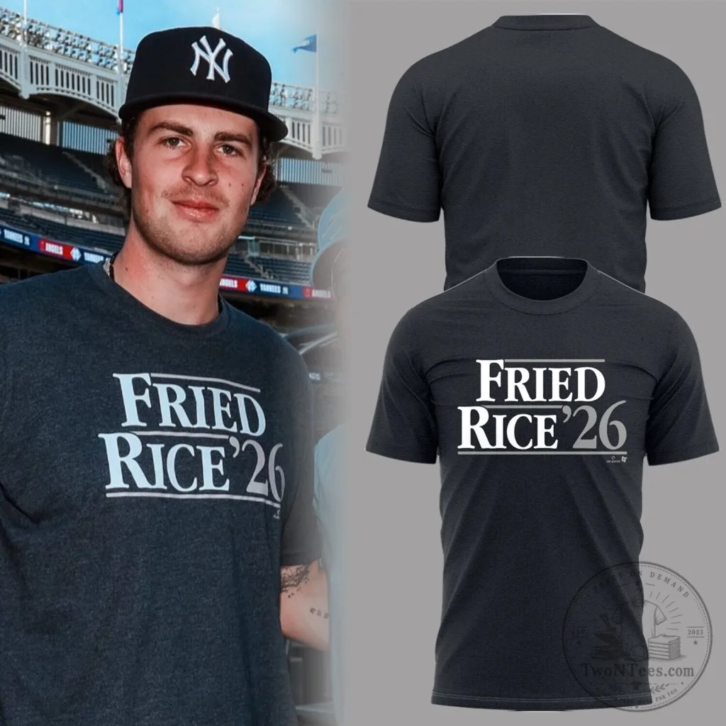 Ben Rice New York Yankees Fried Rice '26 Fan T-Shirt Ben Rice New York Yankees Fried Rice '26 Fan T-Shirt