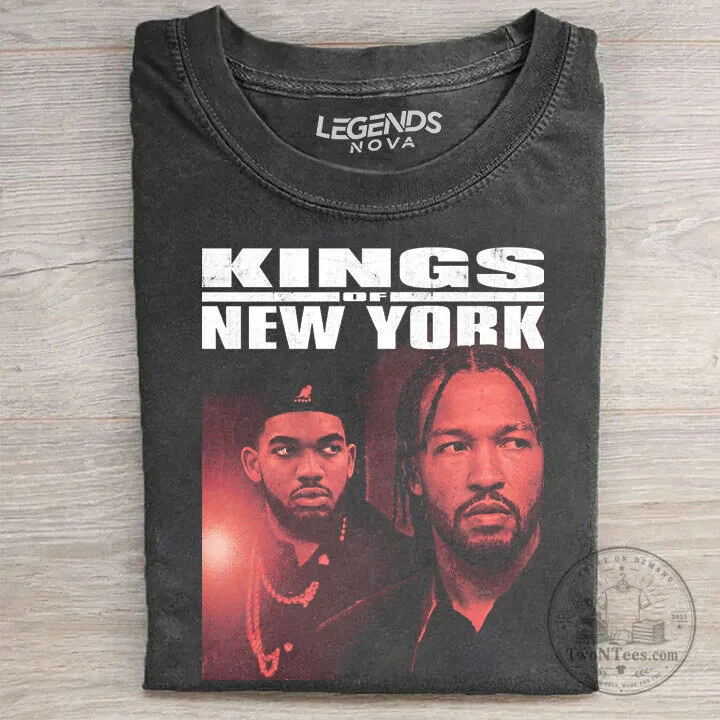 Jalen Brunson Shirt Kings of New York Basketball Player T-Shirt