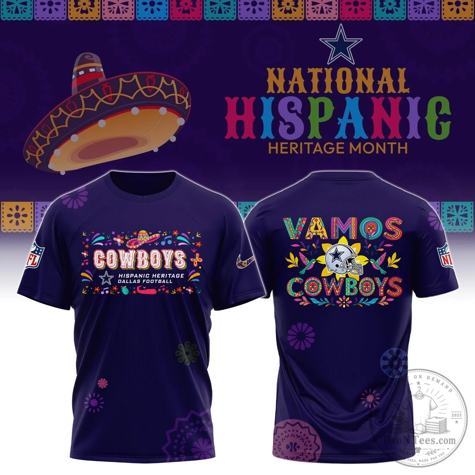 DAL 2026 Heritage Celebration TShirt 1 DAL 2026 Heritage Celebration TShirt