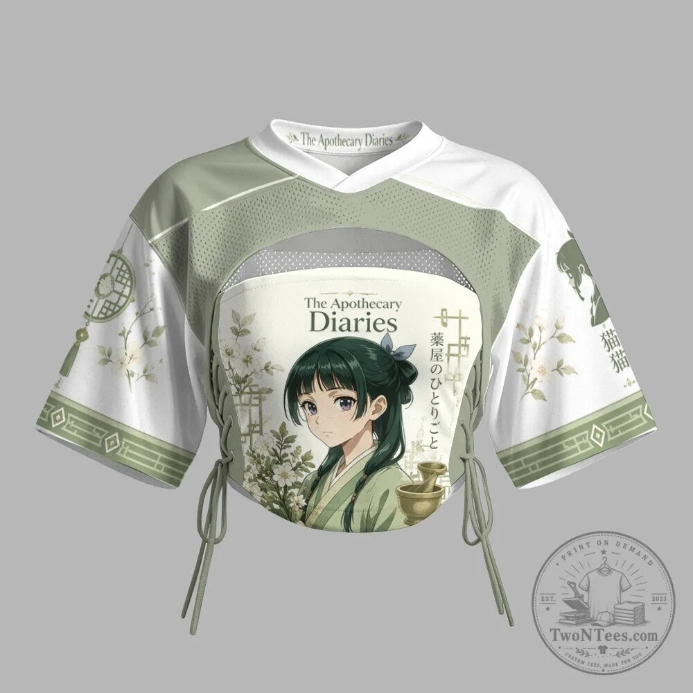 The Apothecary Diaries Maomao Anime Manga Short Sleeve Crop Top T-Shirt