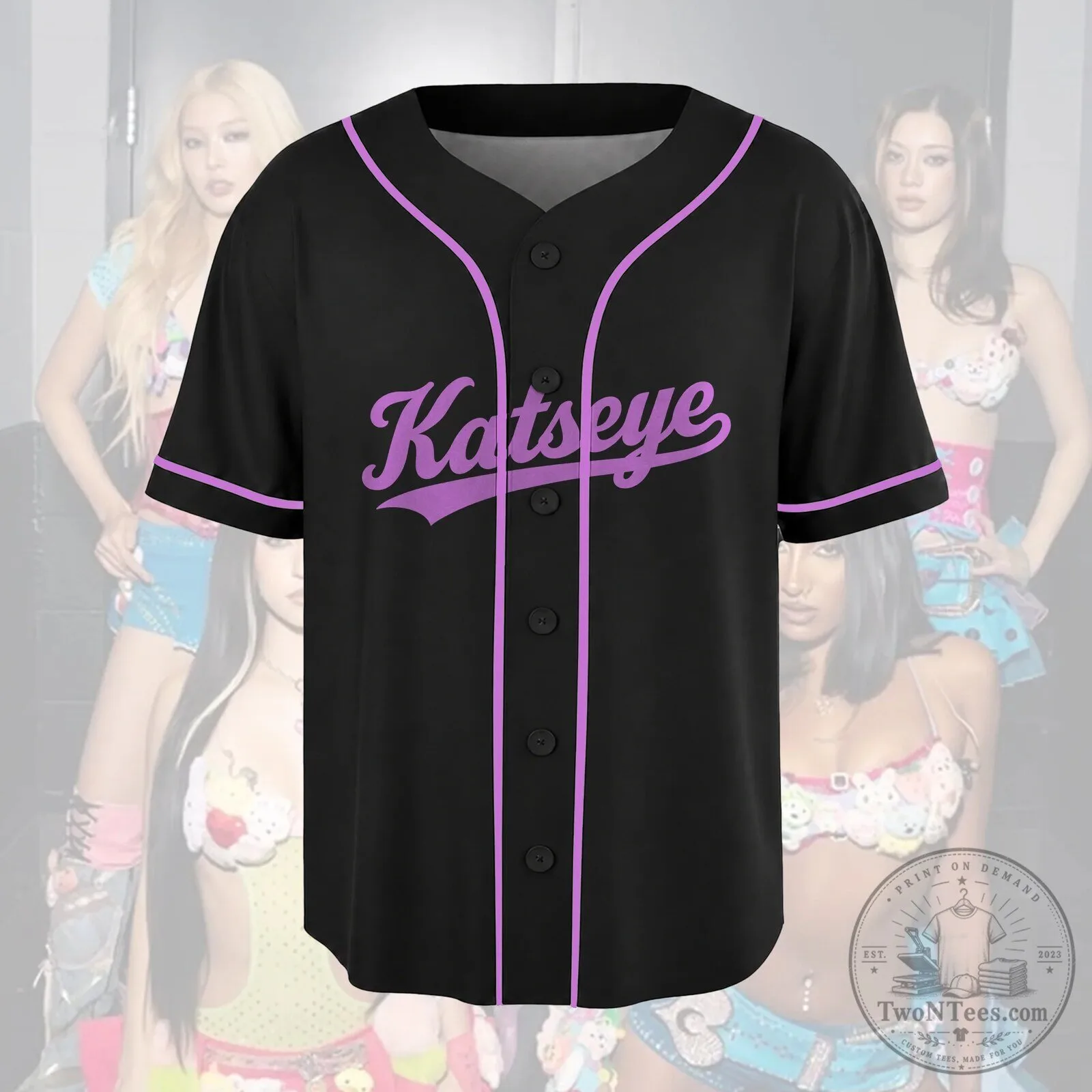 KatsEye The Wildworld Tour 2026 K-Pop Music Group Baseball Jersey 4 KatsEye The Wildworld Tour 2026 K-Pop Music Group Baseball Jersey