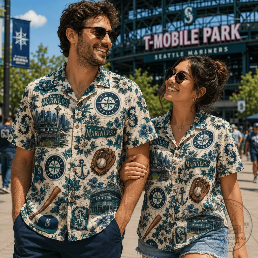 Seattle Mariners Baseball Hawaiian Shirt for Men and Women, T-Mobile Park Fan Apparel Seattle Mariners Baseball Hawaiian Shirt for Men and Women, T-Mobile Park Fan Apparel