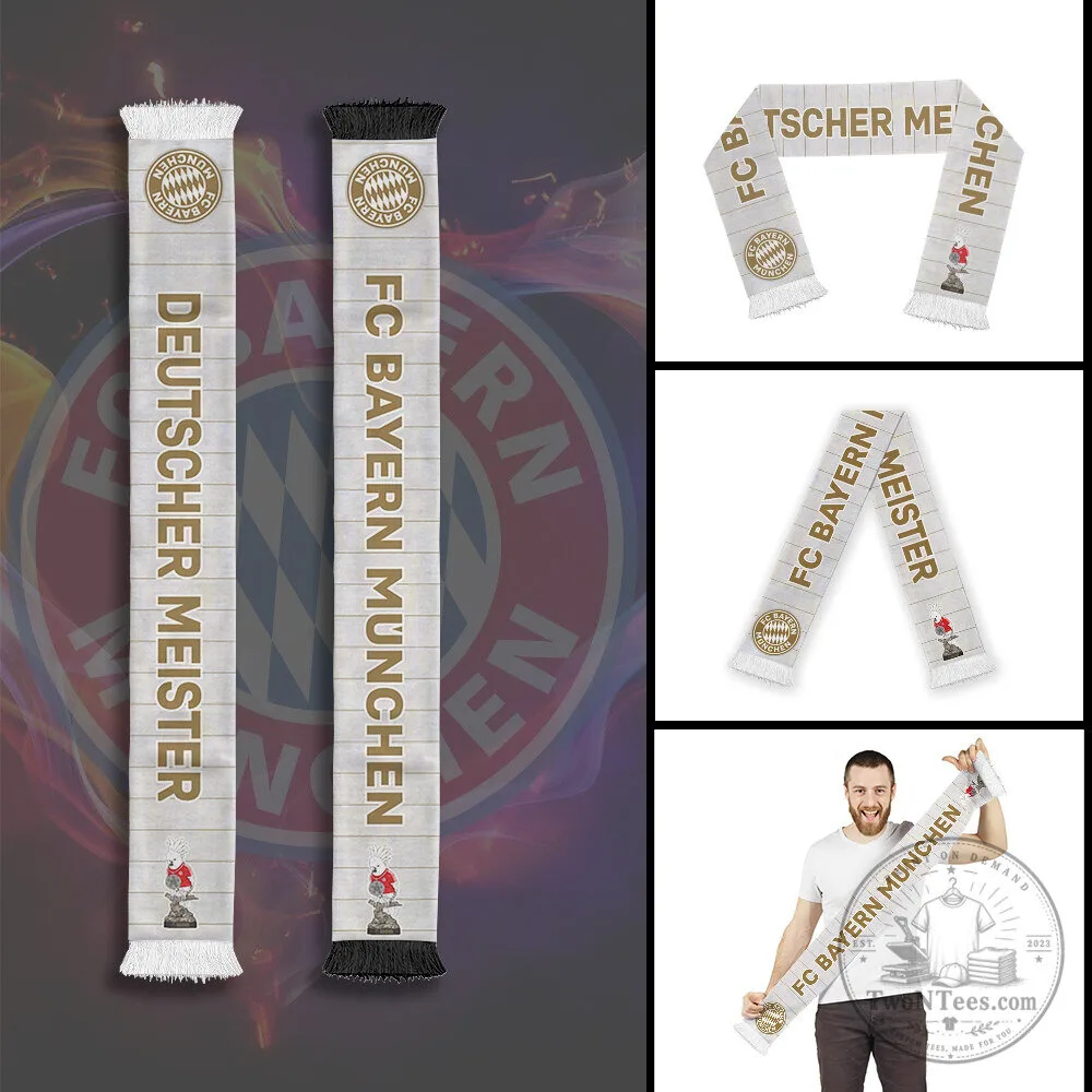 FC Bayern München Deutscher Meister Soccer Scarf
