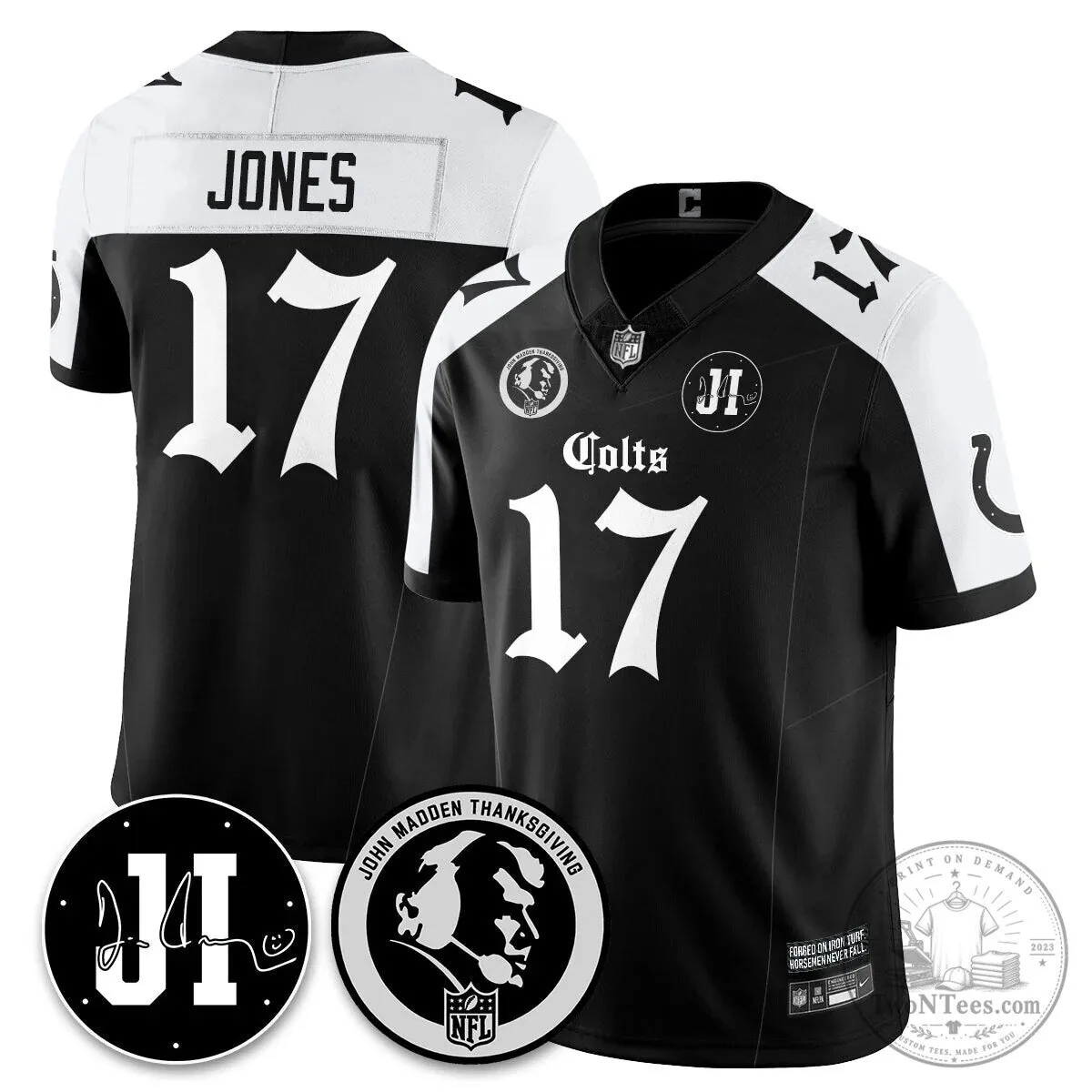 Jonathan Taylor Football Jersey for Indianapolis Colts - John Madden Thanksgiving Edition 28 Jonathan Taylor Football Jersey for Indianapolis Colts - John Madden Thanksgiving Edition