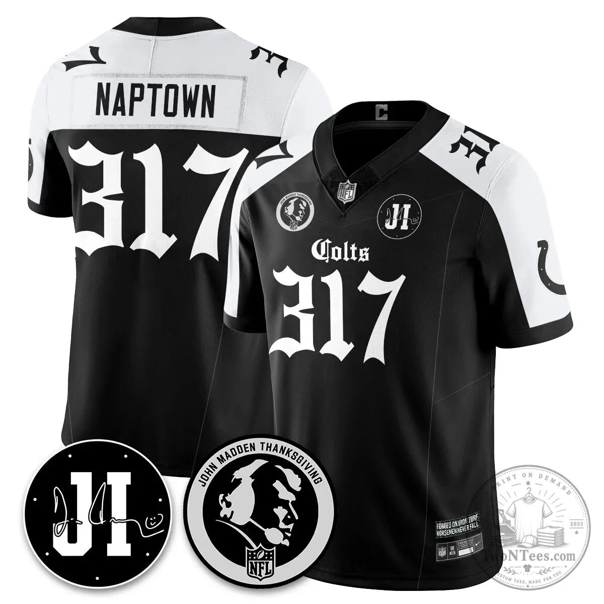 Jonathan Taylor Football Jersey for Indianapolis Colts - John Madden Thanksgiving Edition 29 Jonathan Taylor Football Jersey for Indianapolis Colts - John Madden Thanksgiving Edition