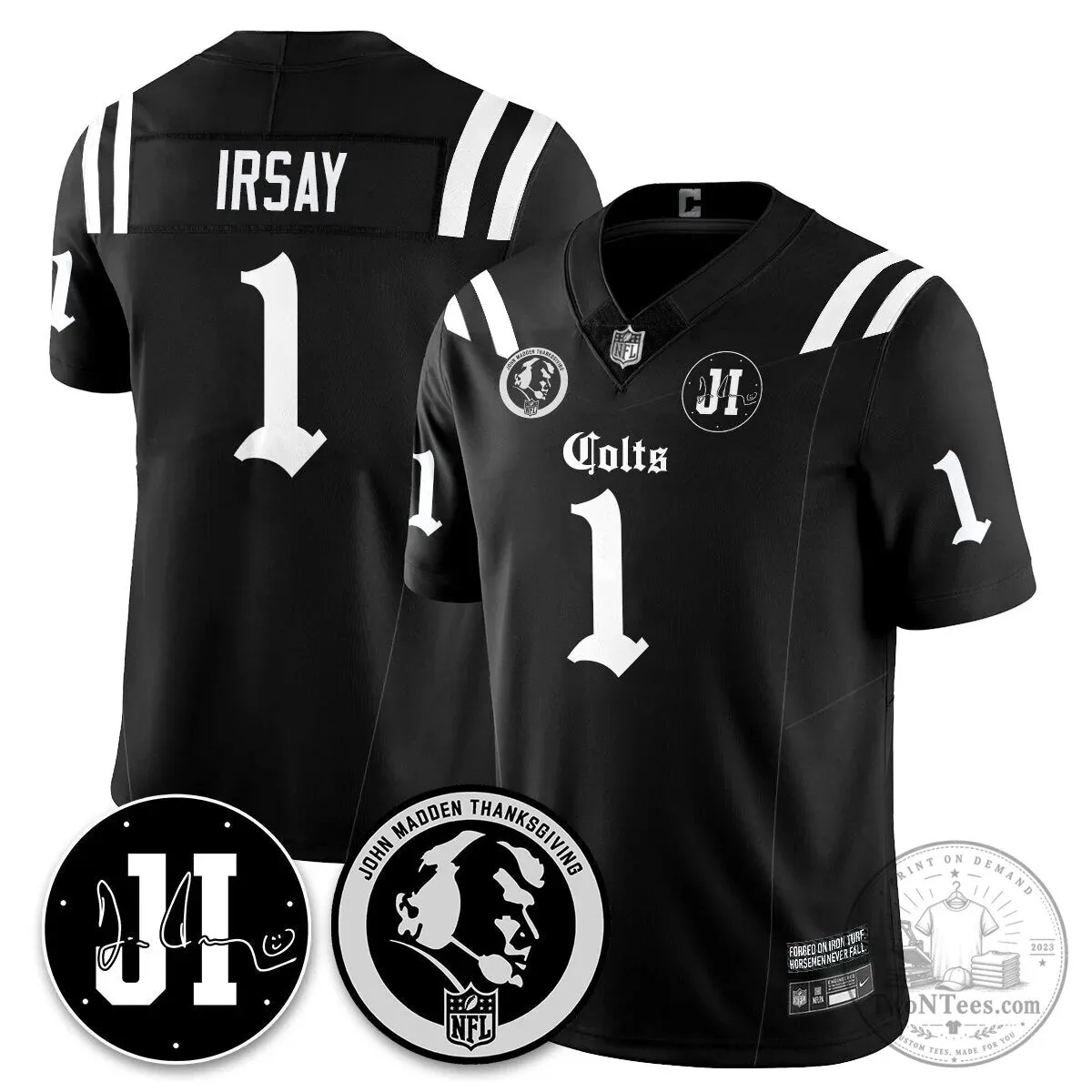 Jonathan Taylor Football Jersey for Indianapolis Colts - John Madden Thanksgiving Edition 37 Jonathan Taylor Football Jersey for Indianapolis Colts - John Madden Thanksgiving Edition