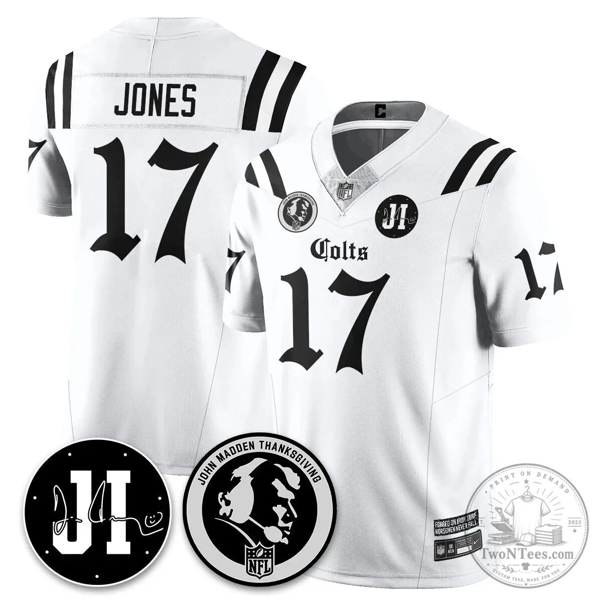 Jonathan Taylor Football Jersey for Indianapolis Colts - John Madden Thanksgiving Edition 43 Jonathan Taylor Football Jersey for Indianapolis Colts - John Madden Thanksgiving Edition