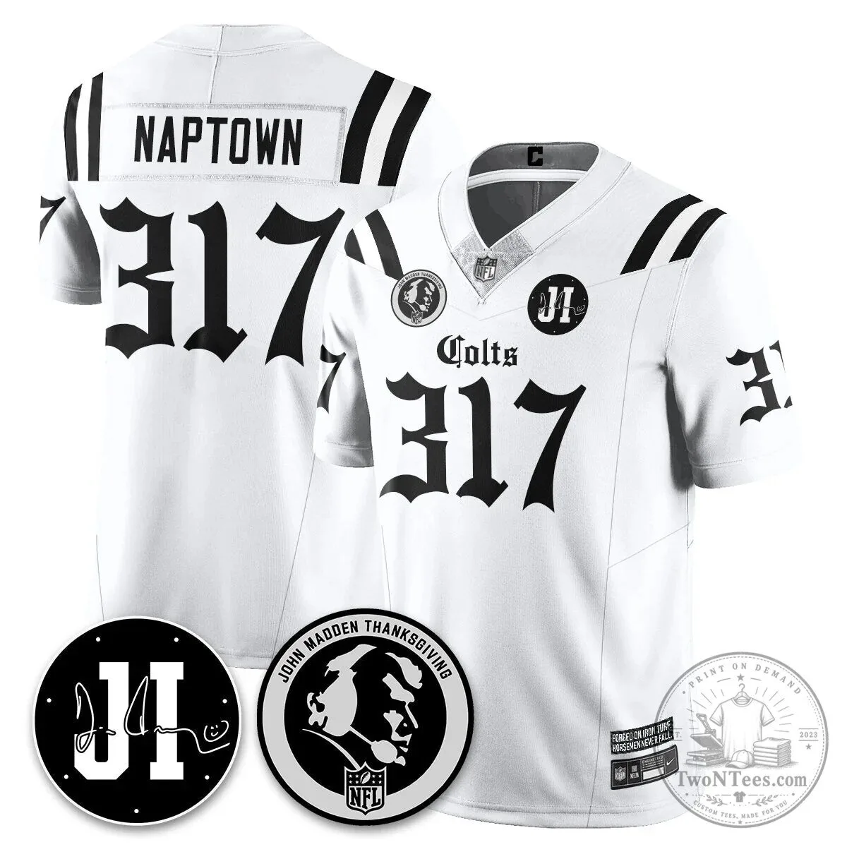 Jonathan Taylor Football Jersey for Indianapolis Colts - John Madden Thanksgiving Edition 44 Jonathan Taylor Football Jersey for Indianapolis Colts - John Madden Thanksgiving Edition