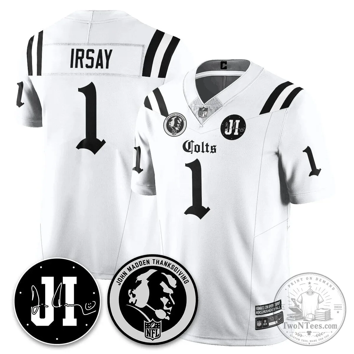 Jonathan Taylor Football Jersey for Indianapolis Colts - John Madden Thanksgiving Edition 45 Jonathan Taylor Football Jersey for Indianapolis Colts - John Madden Thanksgiving Edition