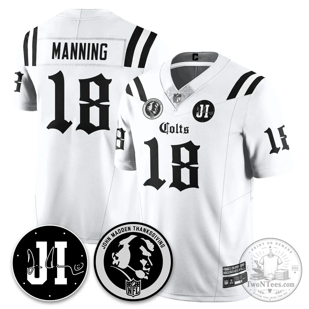Jonathan Taylor Football Jersey for Indianapolis Colts - John Madden Thanksgiving Edition 50 Jonathan Taylor Football Jersey for Indianapolis Colts - John Madden Thanksgiving Edition