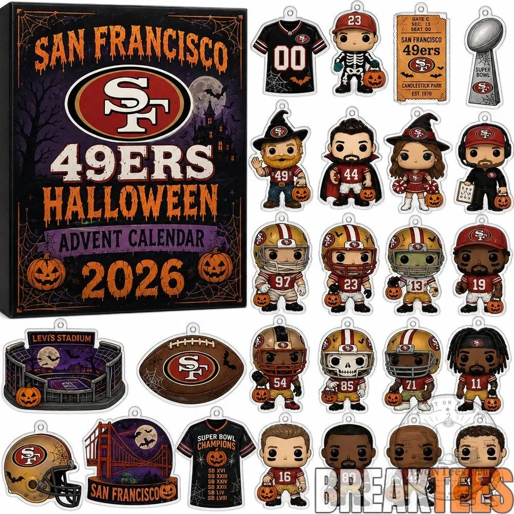 San Francisco 49ers Halloween Advent Calendar 2026 for Football Fans