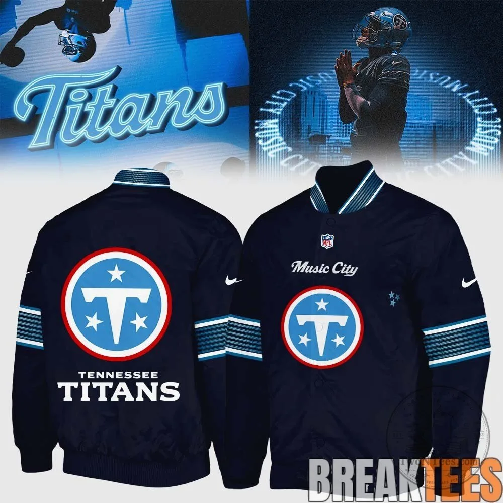 Tennessee Titans Music City Special Edition Bomber Jacket 1 Tennessee Titans Music City Special Edition Bomber Jacket