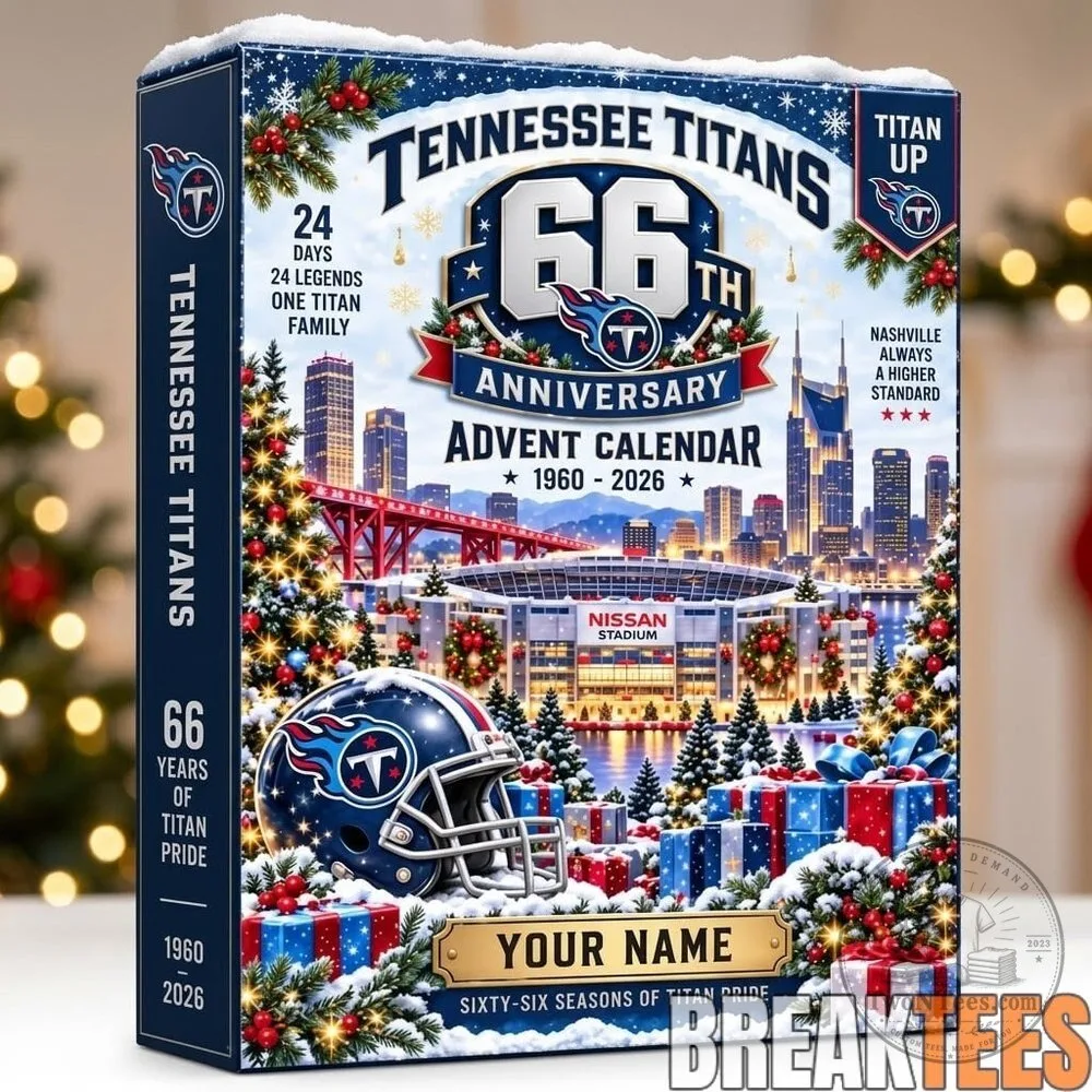 Tennessee Titans 66th Anniversary 1960-2026 Football Team Advent Calendar 3 Tennessee Titans 66th Anniversary 1960-2026 Football Team Advent Calendar