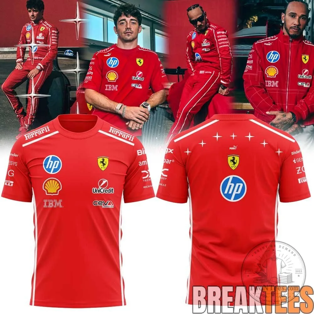 Scuderia Ferrari Formula One Team Monza Grand Prix T-Shirt 1 Scuderia Ferrari Formula One Team Monza Grand Prix T-Shirt