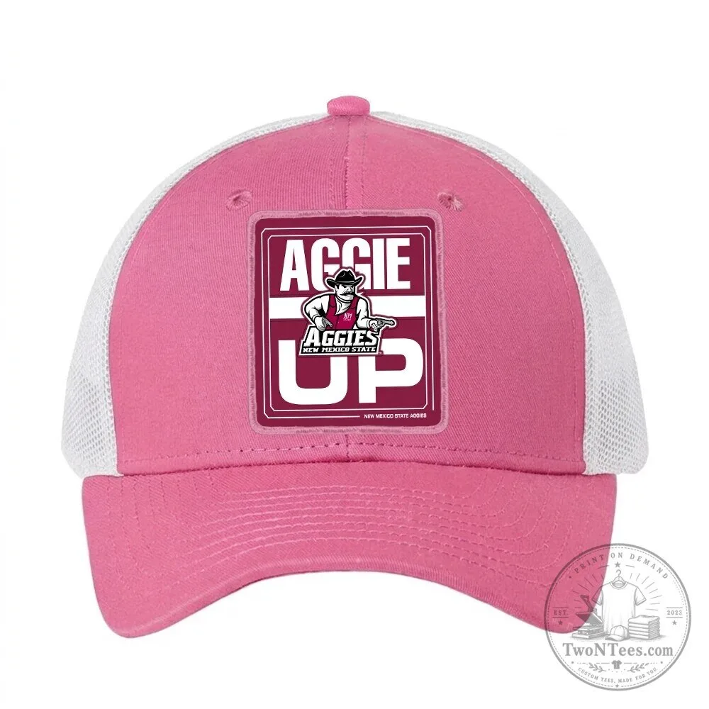 New Mexico State Aggies Aggie Up Pink Mesh Cap Hat