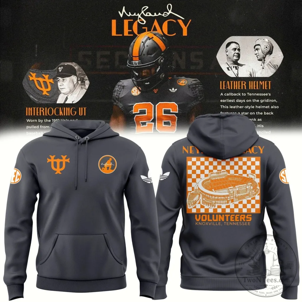 Volunteers Hoodie - Neyland Legacy for Tennessee Football Fans Volunteers Hoodie - Neyland Legacy for Tennessee Football Fans