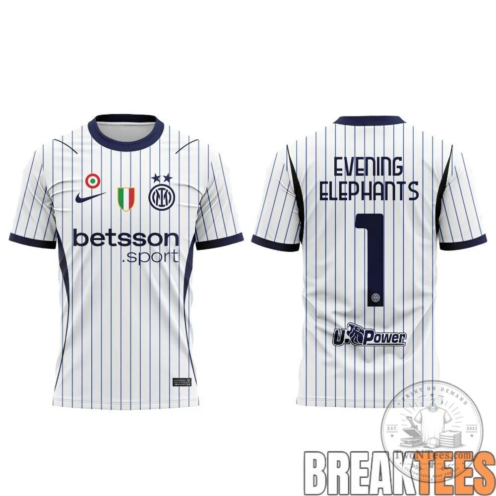 Inter Milan Evening Elephants Thank You For Having Us Football Jersey 3 Inter Milan Evening Elephants Thank You For Having Us Football Jersey