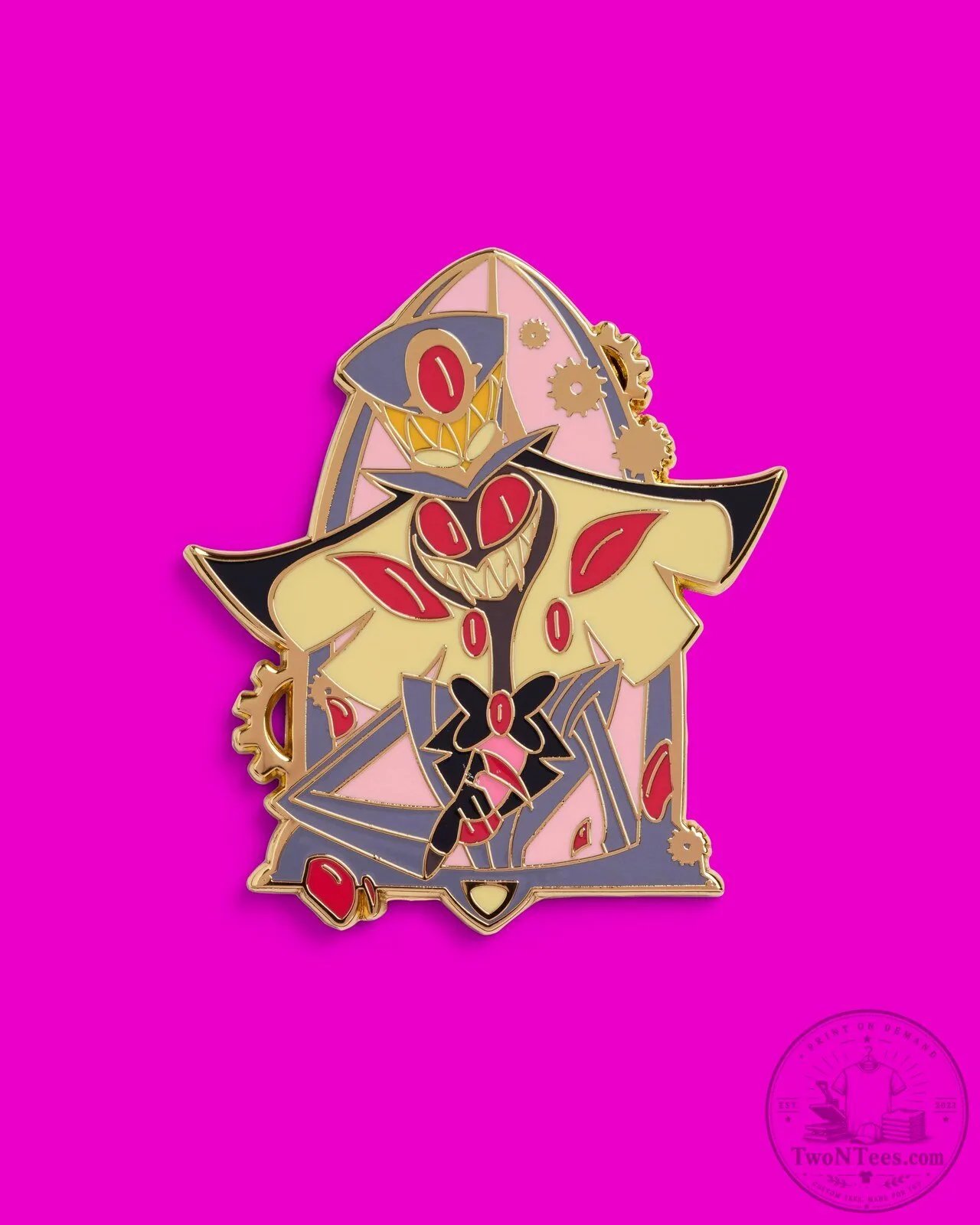 Sir Pentious Hazbin Hotel Character Enamel Pin
