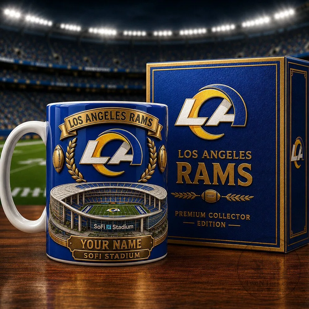 Los Angeles Rams SoFi Stadium Football Team Fan Collectible Mug