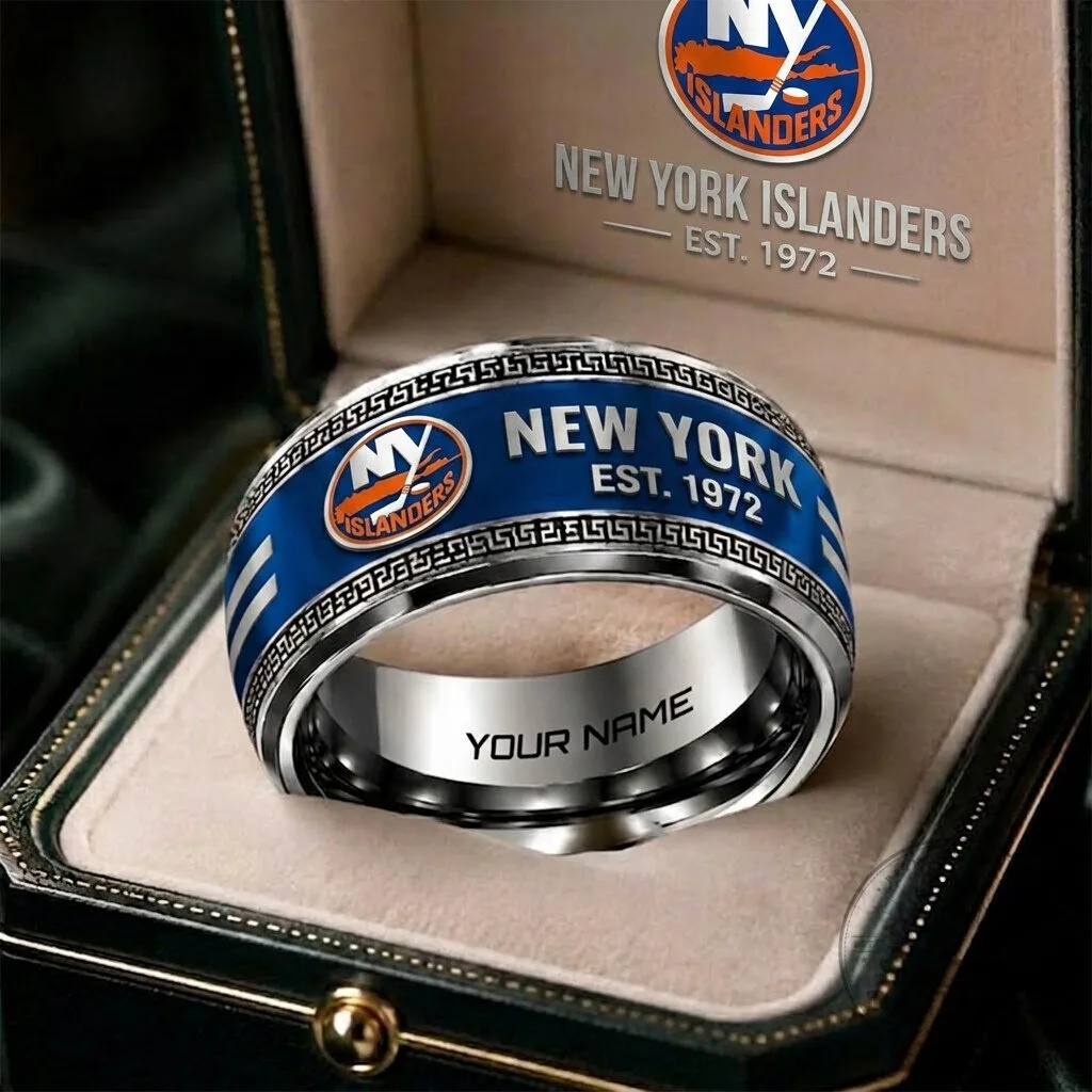 Personalized Ring for New York Islanders NHL Fans