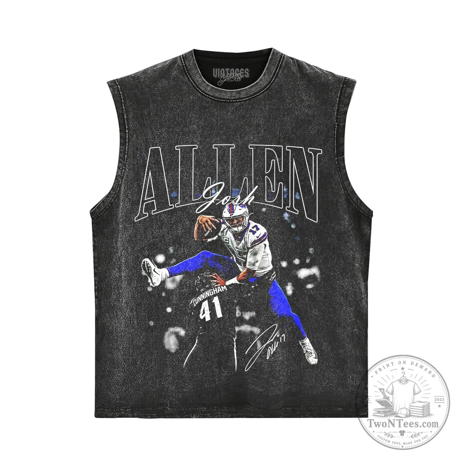 Josh Allen Football Quarterback Graphic Print T-Shirt 9 Josh Allen Football Quarterback Graphic Print T-Shirt
