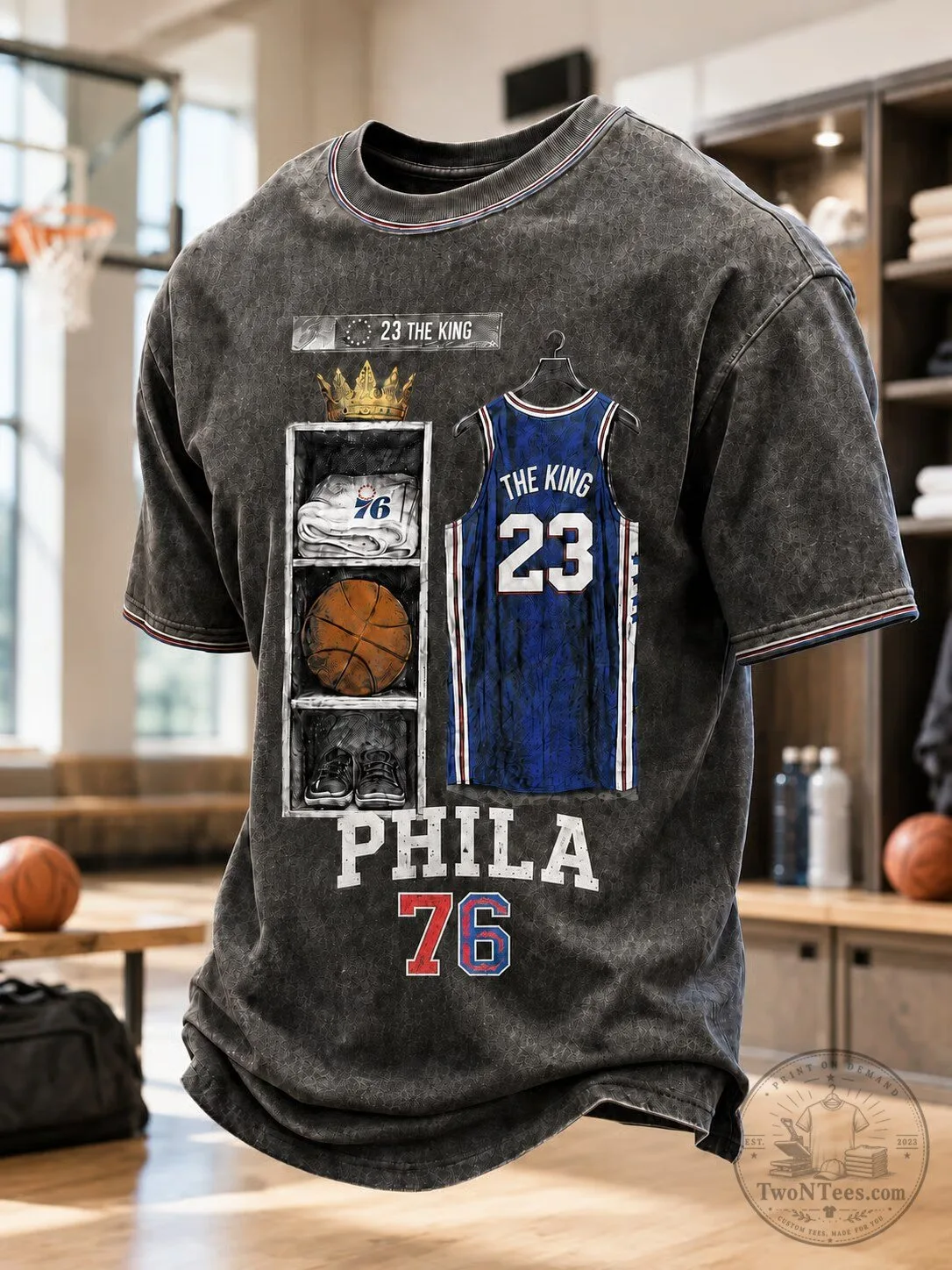 Philly 76ers The King Basketball Fan T-Shirt