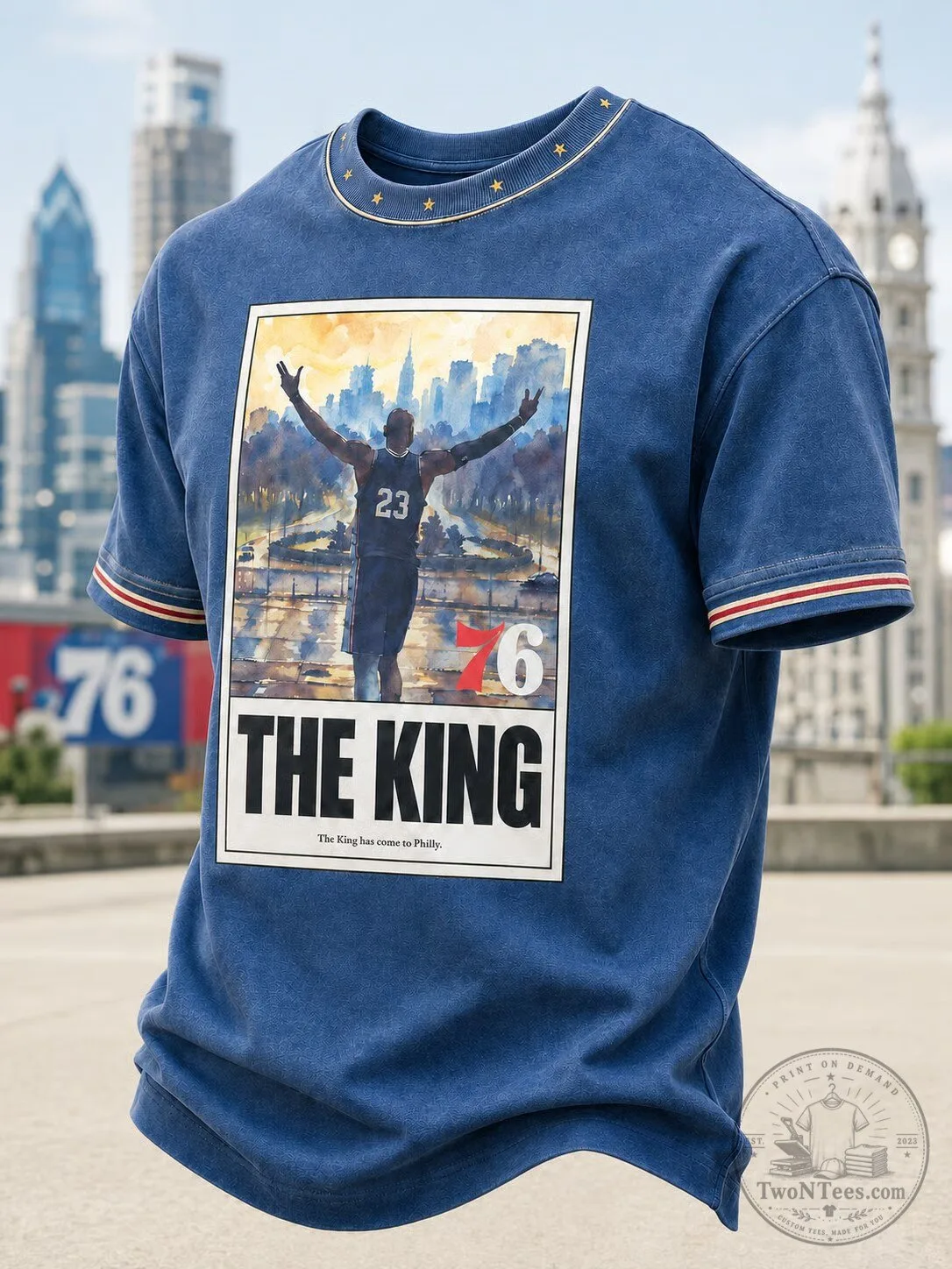Philly Basketball King James The King Has Come To Philly T-Shirt