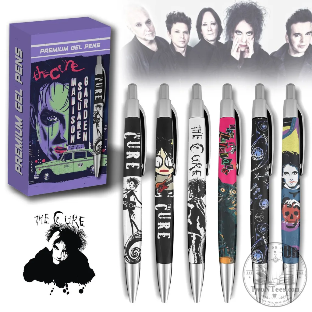The Cure Band Madison Square Garden Premium Gel Pens Set The Cure Band Madison Square Garden Premium Gel Pens Set