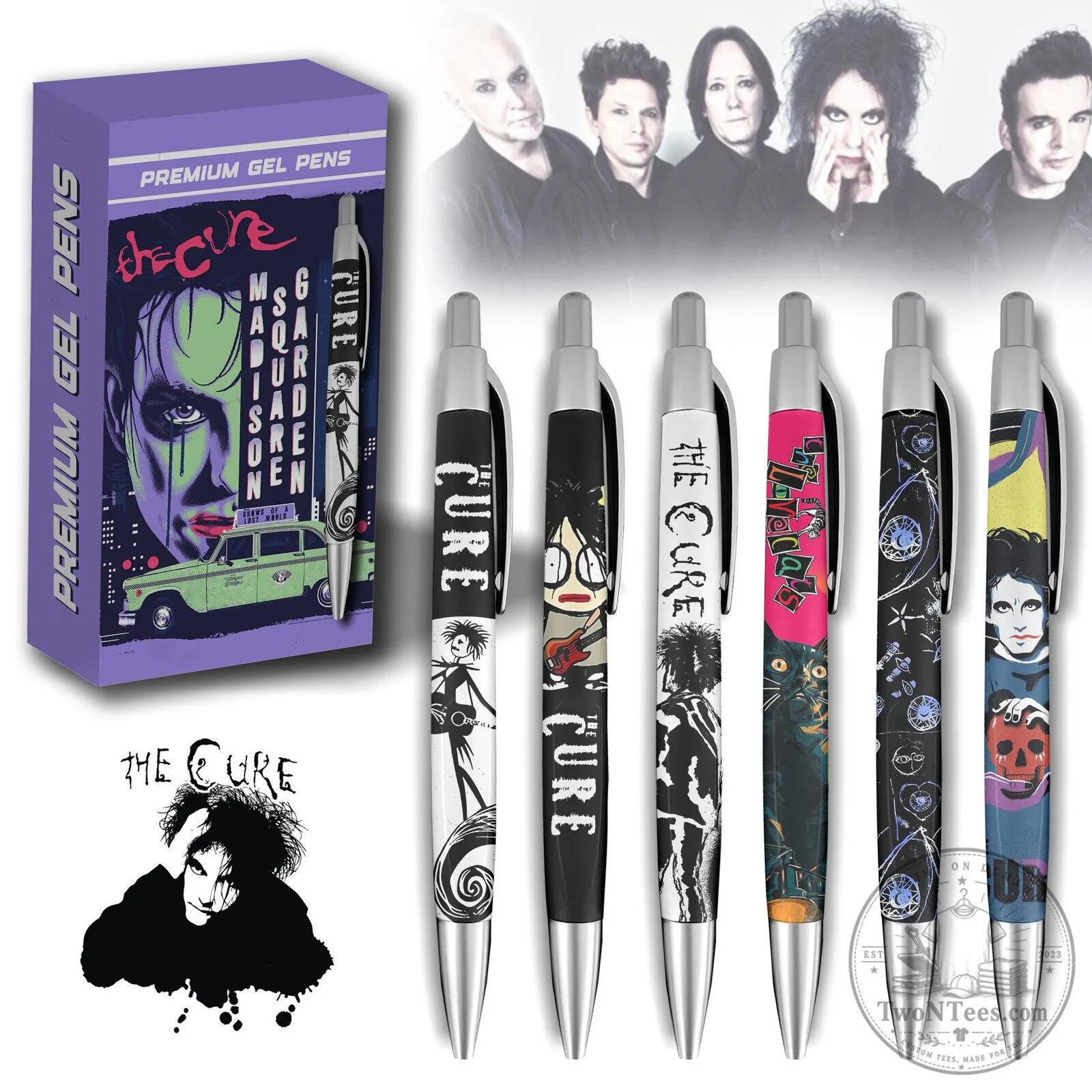 The Cure Band Madison Square Garden Premium Gel Pens Set