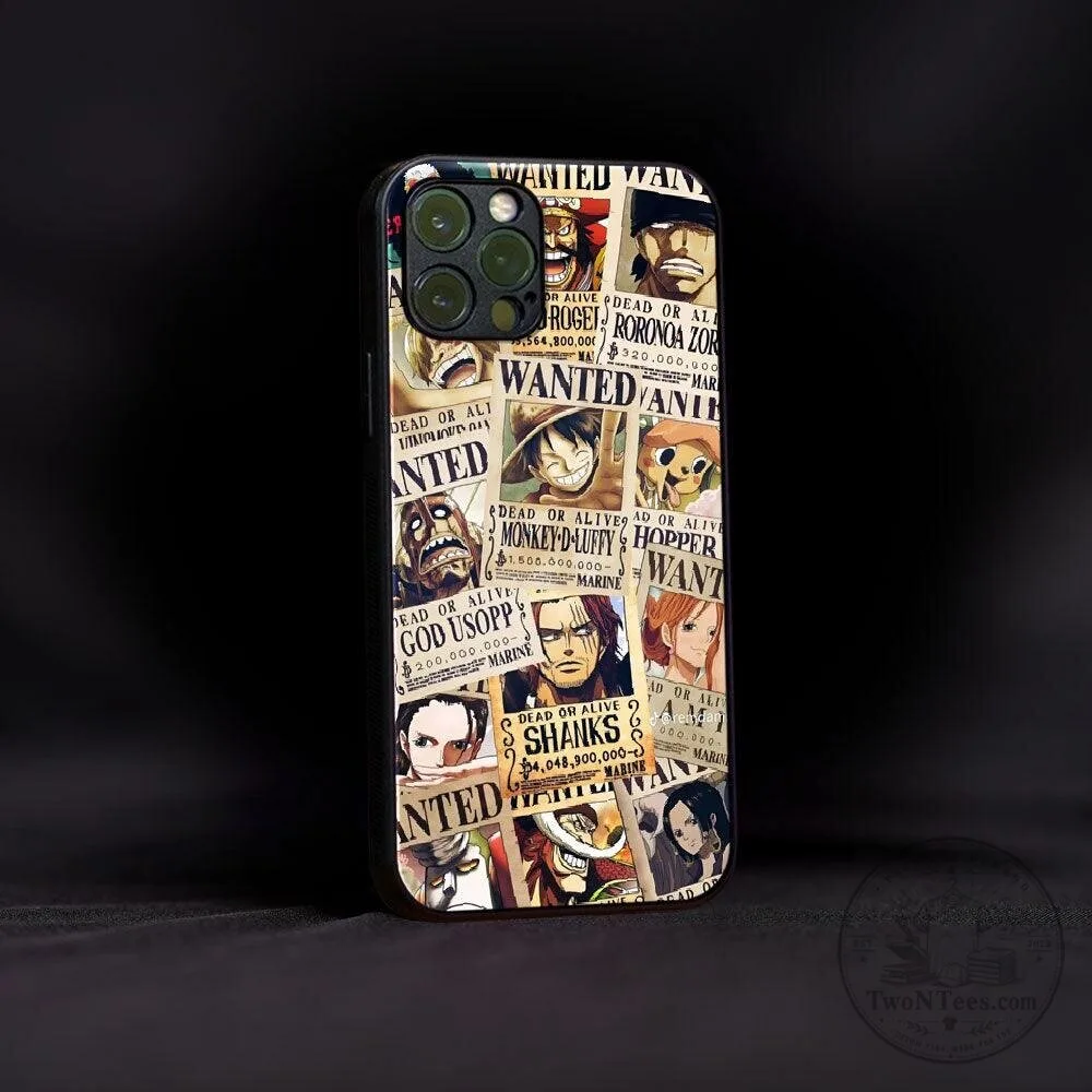 One Piece Wanted Posters Monkey D Luffy Roronoa Zoro Phone Case