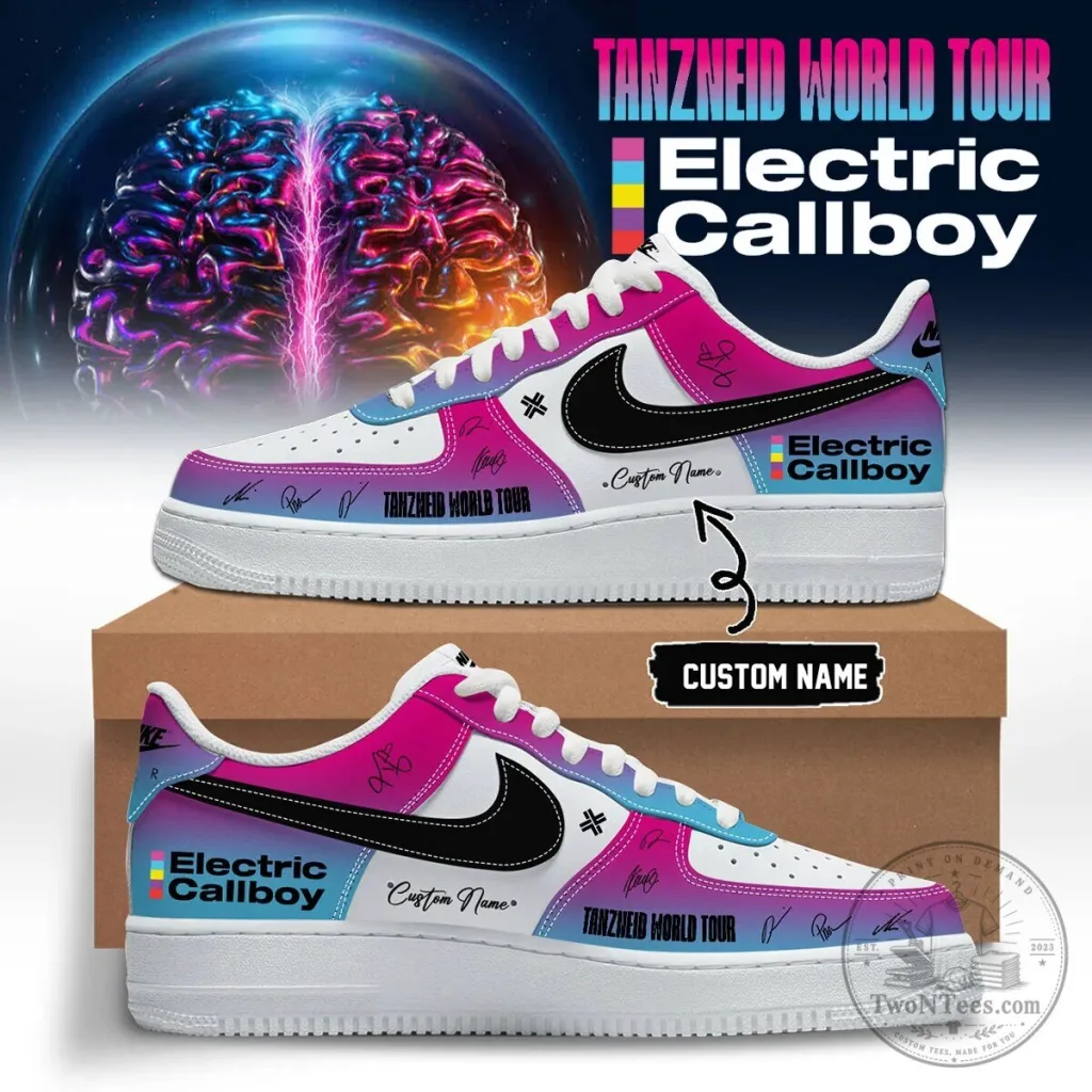 Custom Sneakers with Name for Electric Callboy's Tanzneid World Tour Custom Sneakers with Name for Electric Callboy's Tanzneid World Tour