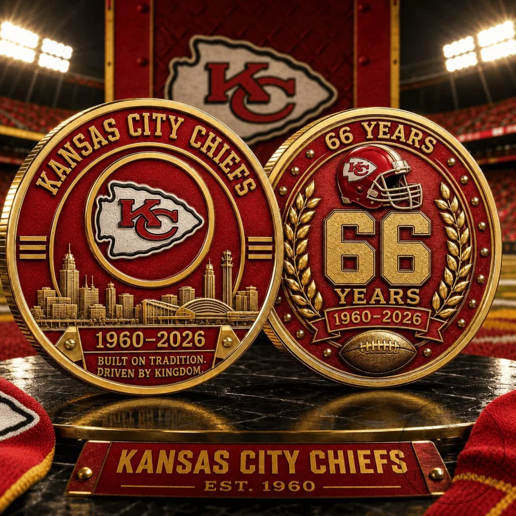 Commemorative Coin for 66th Anniversary of the Kansas City Chiefs Commemorative Coin for 66th Anniversary of the Kansas City Chiefs
