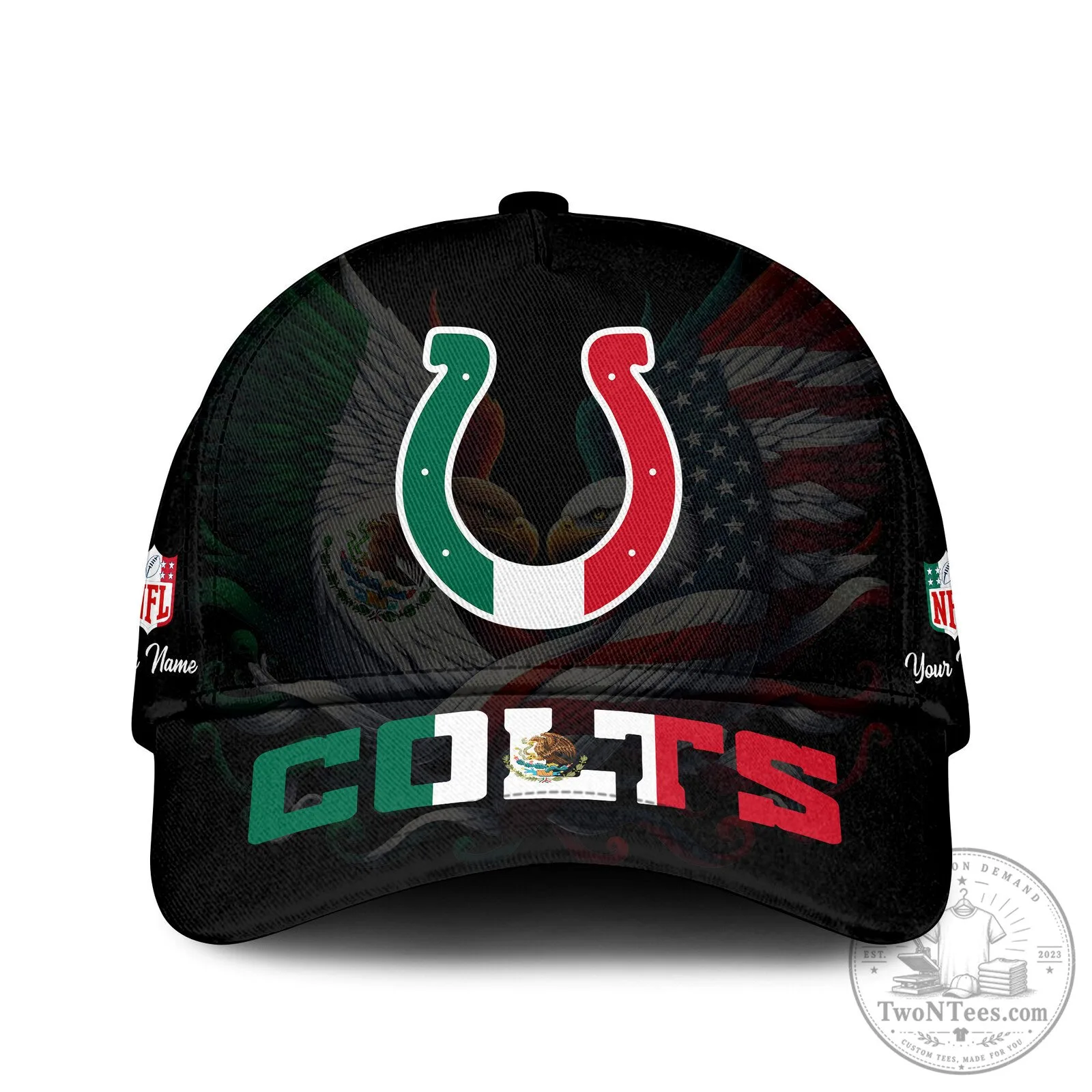 Indianapolis Colts American Mexico Flag National Football League Cap Hat
