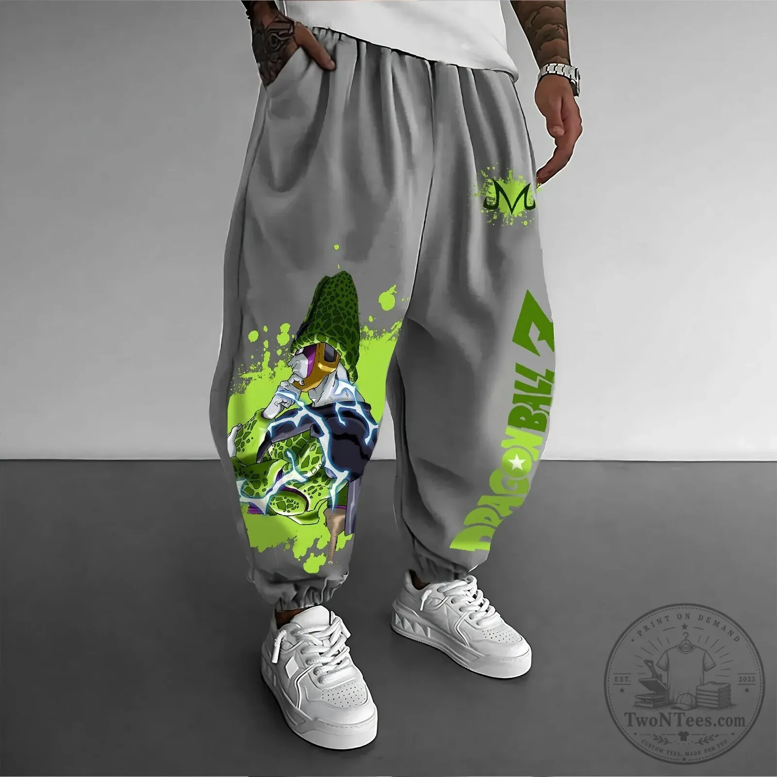 Dragon Ball Z Perfect Cell Anime Streetwear Baggy Jogger Pants