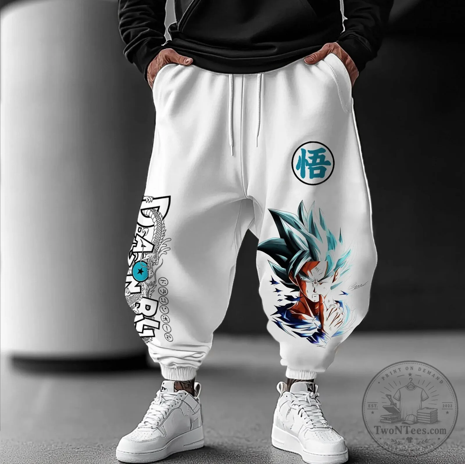 Dragon Ball Super Goku Ultra Instinct Oversized Harem Pants
