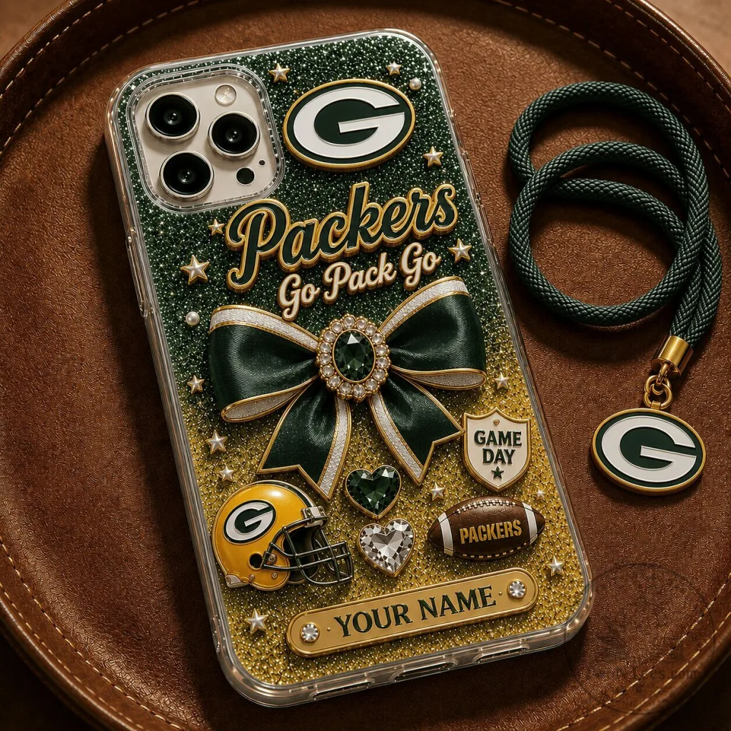 Green Bay Packers Go Pack Go Football Fan Personalized Phone Case Green Bay Packers Go Pack Go Football Fan Personalized Phone Case