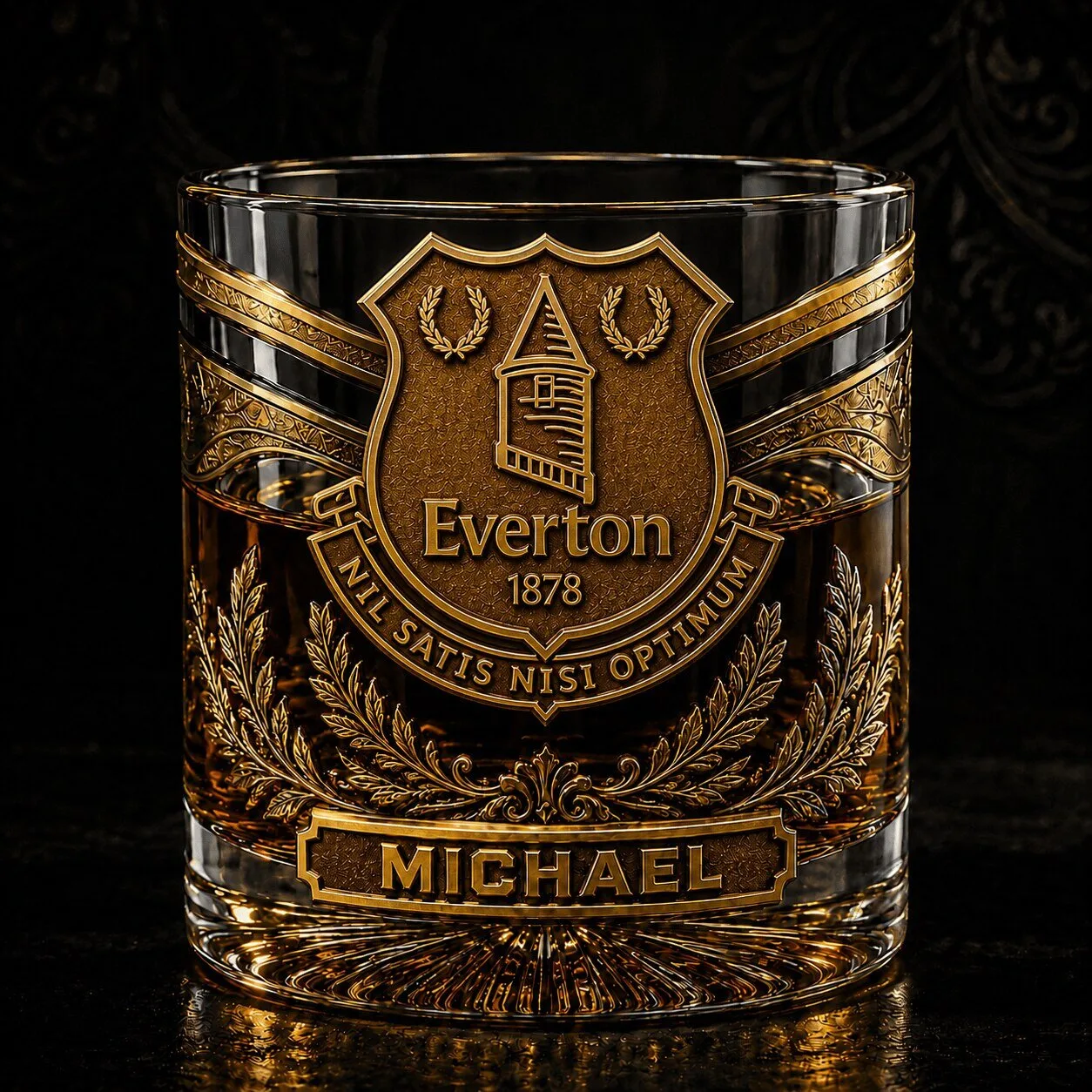 Everton Football Club English Premier League Whiskey Drinking Glass