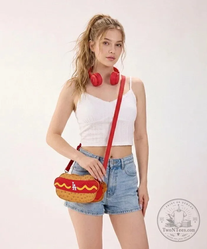 Los Angeles Dodgers Hot Dog Crossbody Bag 10 Los Angeles Dodgers Hot Dog Crossbody Bag