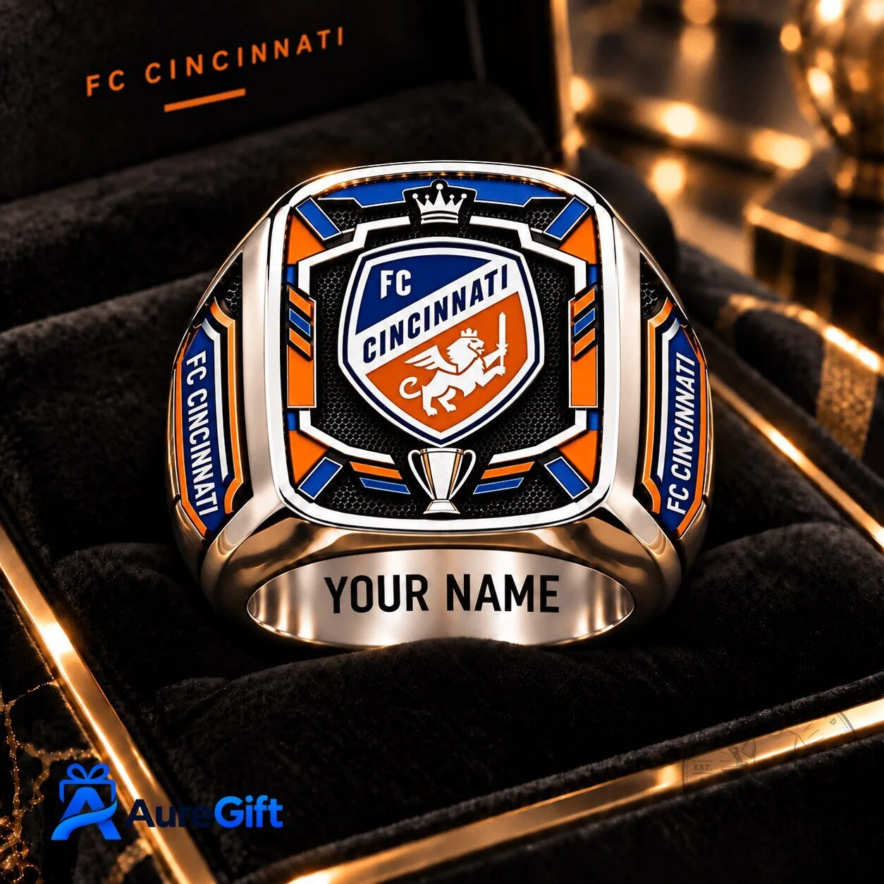 Custom Ring for FC Cincinnati Major League Soccer Fans
