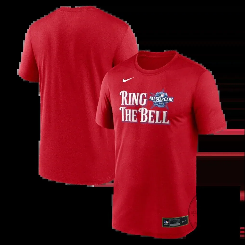 Major League Baseball All-Star Game Ring The Bell Red Short Sleeve T-Shirt