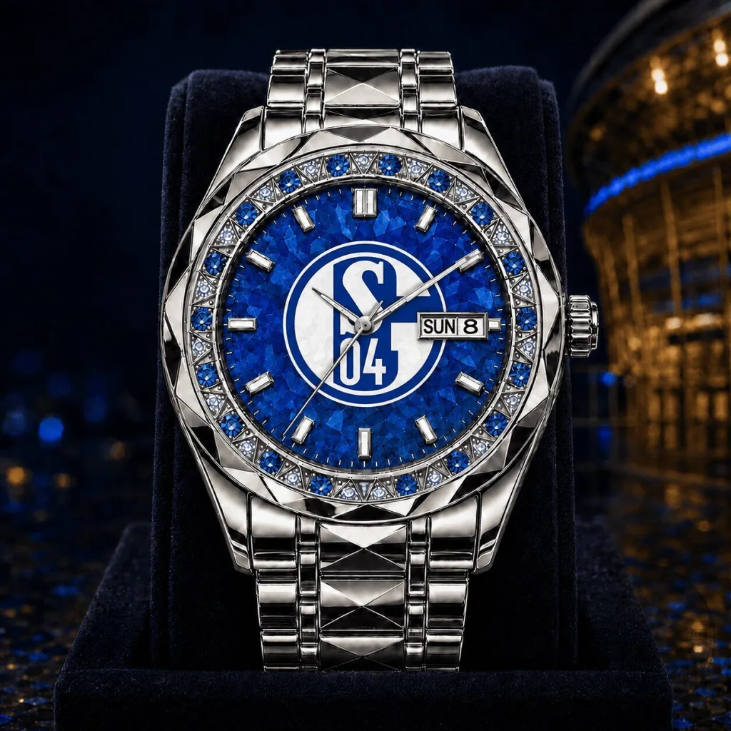 Schalke 04 Bundesliga Men's Luxury Stainless Steel Watch Schalke 04 Bundesliga Men's Luxury Stainless Steel Watch