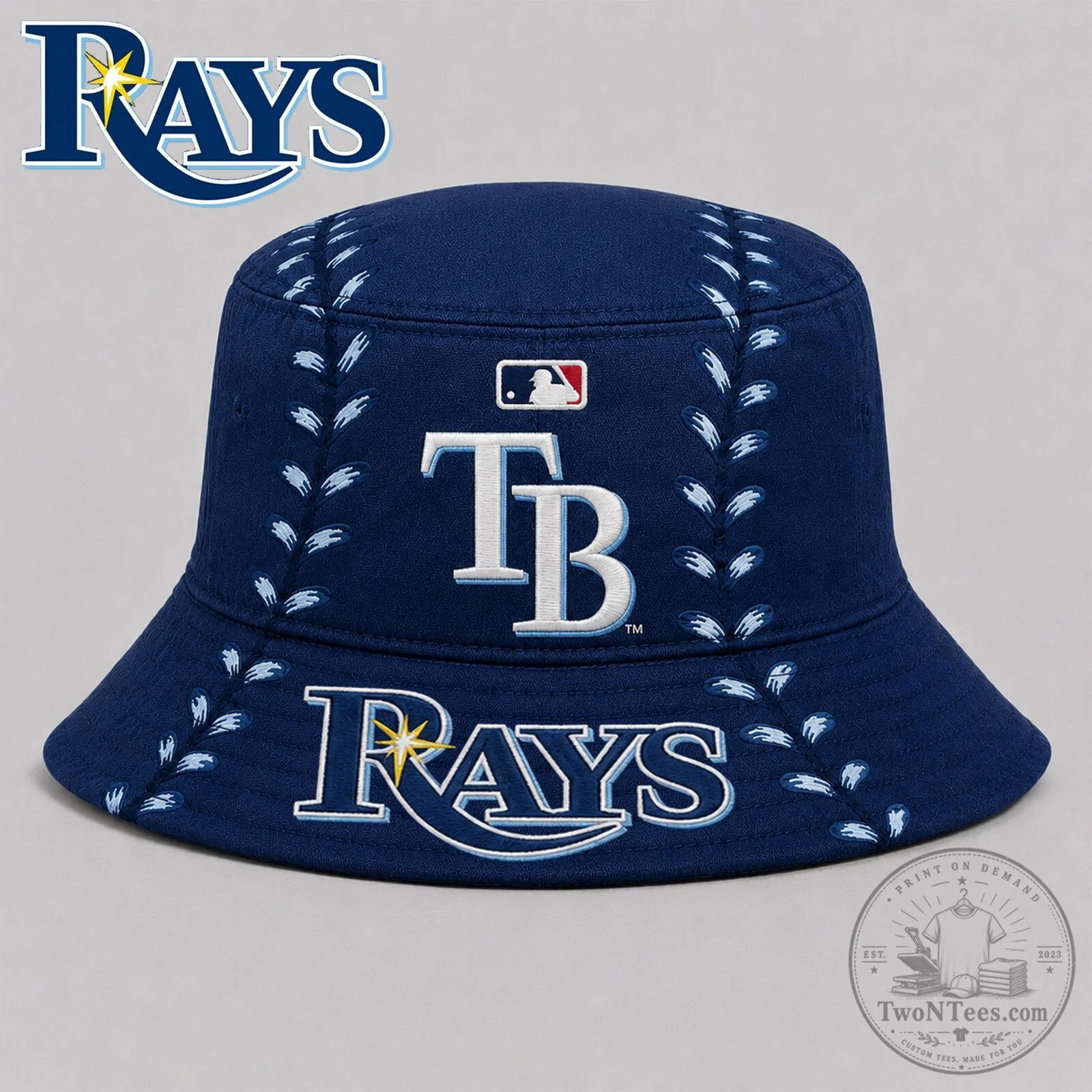 Tampa Bay Rays Baseball Stitched Bucket Hat