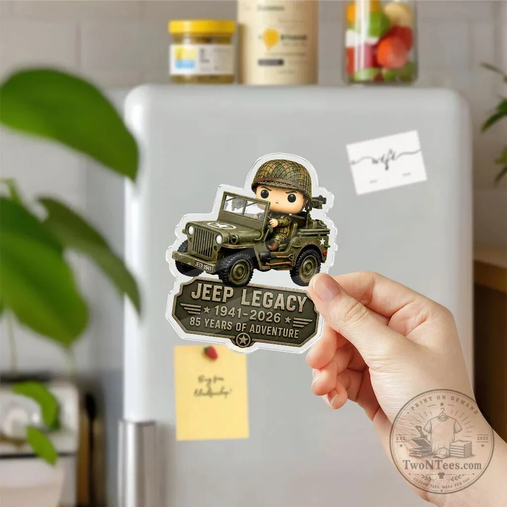 Jeep Legacy 85 Years of Adventure Commemorative Military Vehicle Magnet 11 Jeep Legacy 85 Years of Adventure Commemorative Military Vehicle Magnet
